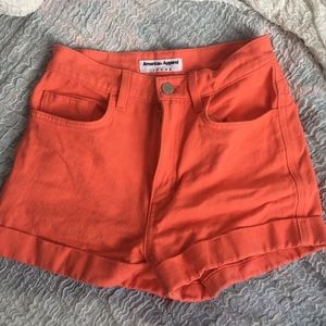 American Apparel High Waisted Shorts